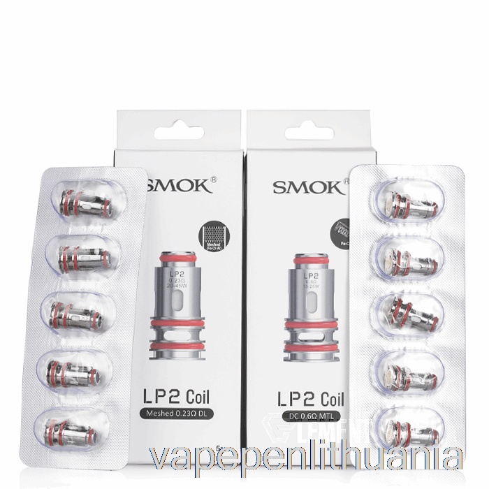 Smok Lp2 Pakaitiniai Ritės 0,6ohm Lp2 Dc Mtl Ritės Vape Skystis